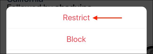 Restrict