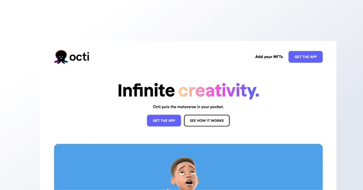 Screenshot from Simplicity's home page.