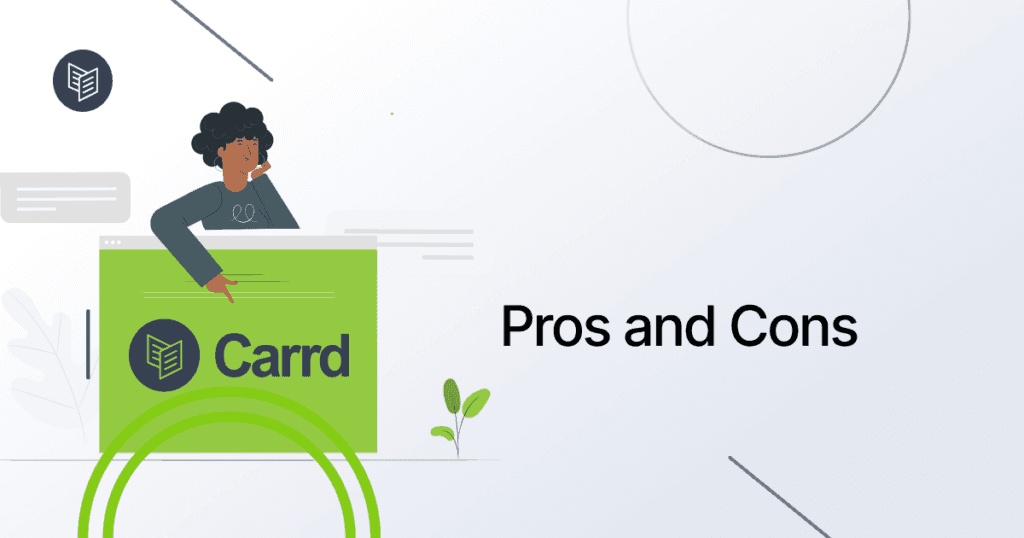  an illustration- Carrd Pros and Cons